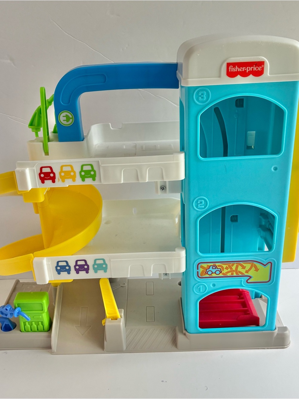 Fisher Price Little People Helpful Neighbors Garage Playset No Cars - Picture 2 of 9